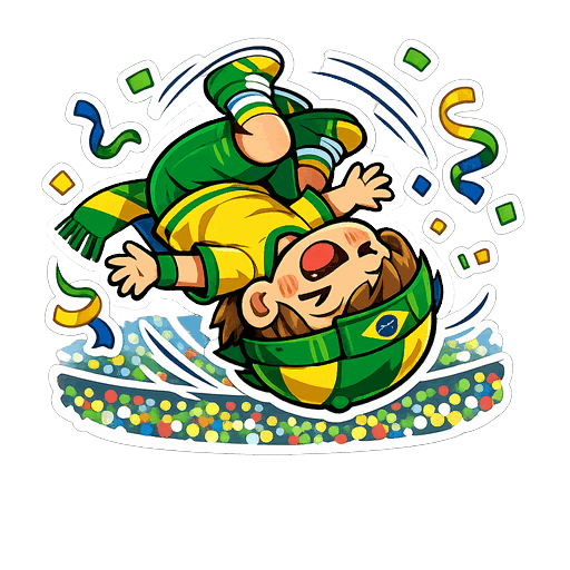 Brazil football sticker 5