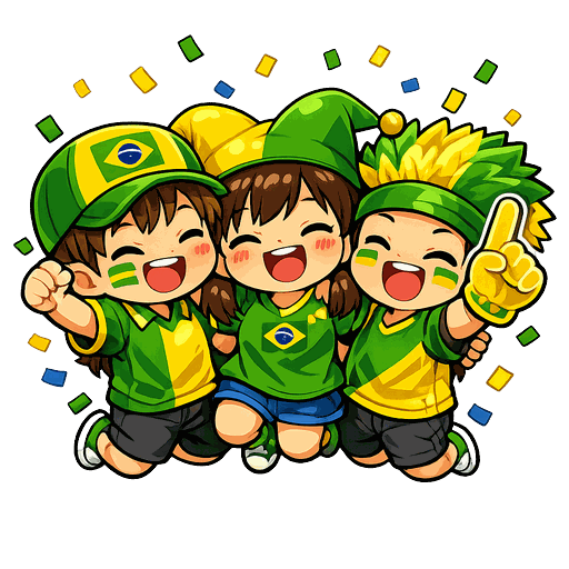 Brazil football sticker 7