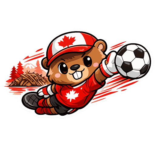 Canada football sticker 3