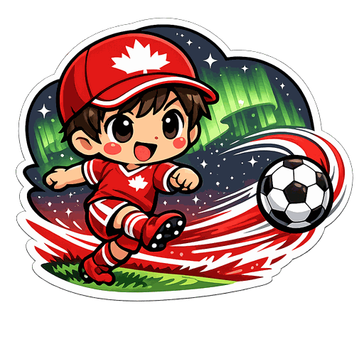 Canada football sticker 6