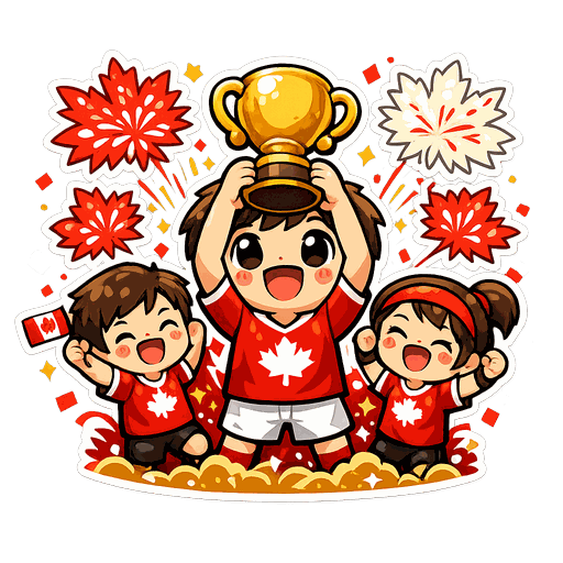 Canada football sticker 8