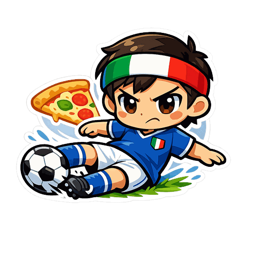 Italy football sticker 2