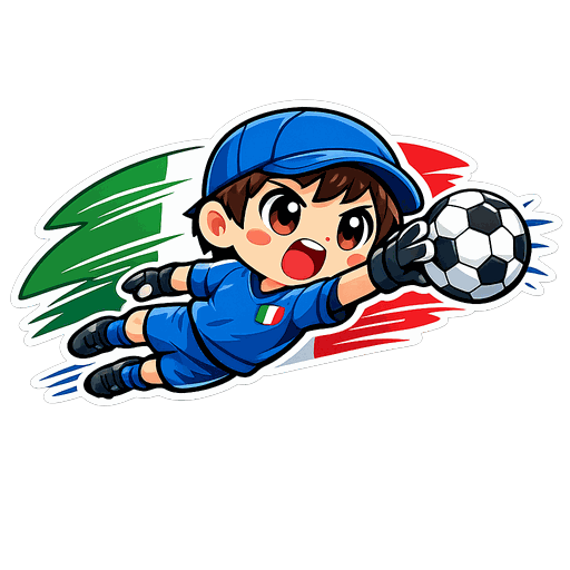 Italy football sticker 3