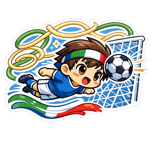Italy football sticker 5