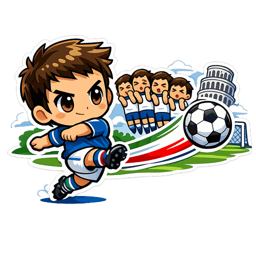 Italy football sticker 7