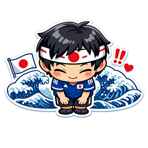 Japan football sticker 4