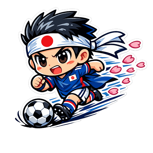 Japan football sticker 6