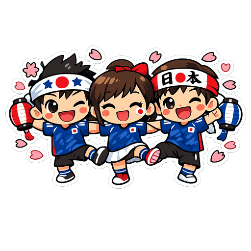 Japan football sticker 7