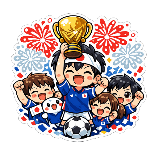 Japan football sticker 8