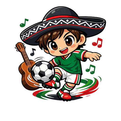 Mexico football sticker 2