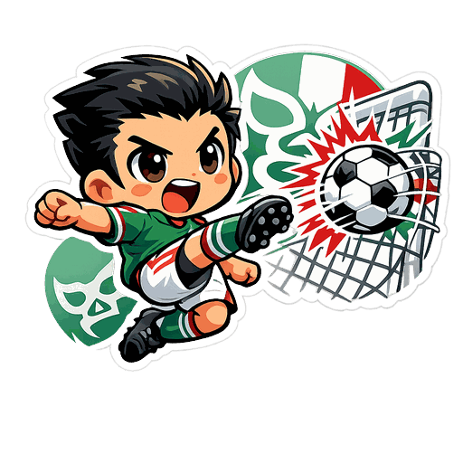 Mexico football sticker 5