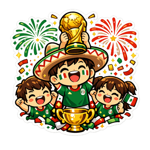 Mexico football sticker 8