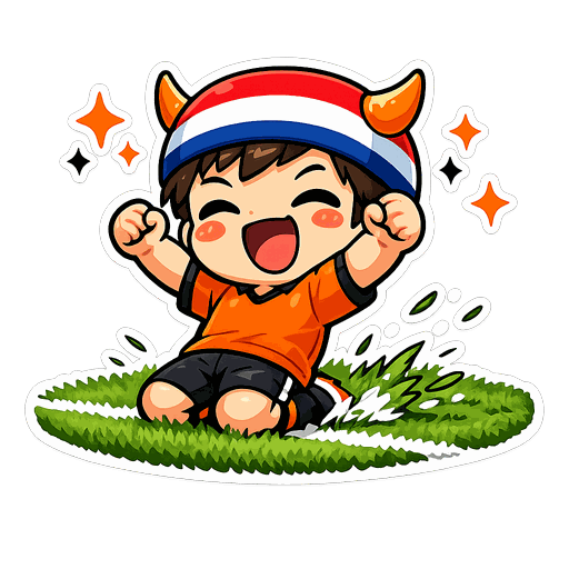 Netherlands football sticker 6
