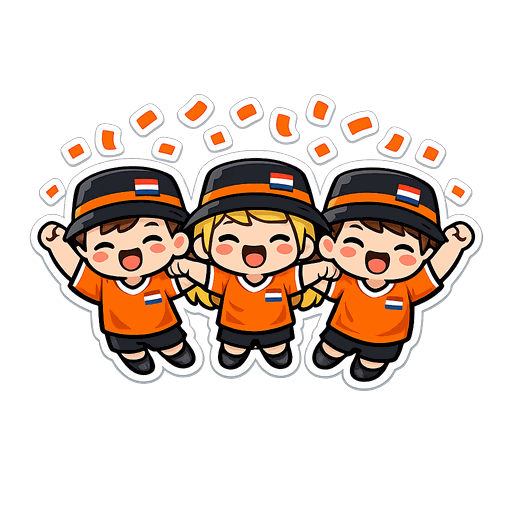 Netherlands football sticker 7