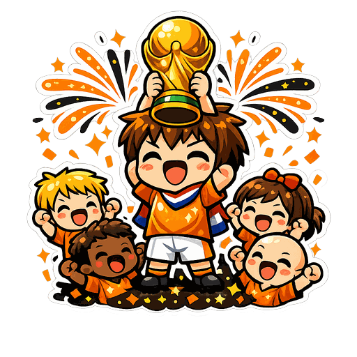 Netherlands football sticker 8