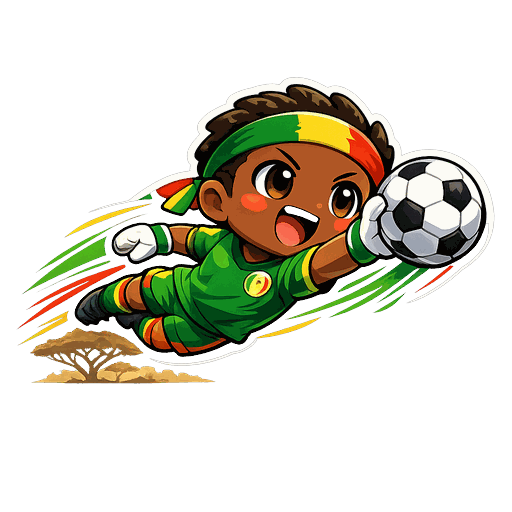 Senegal football sticker 3