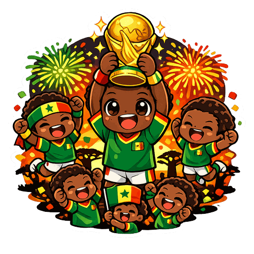 Senegal football sticker 8