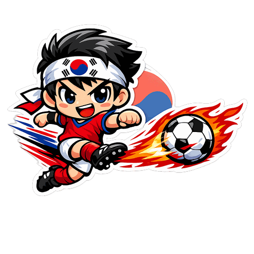 South Korea football sticker 2
