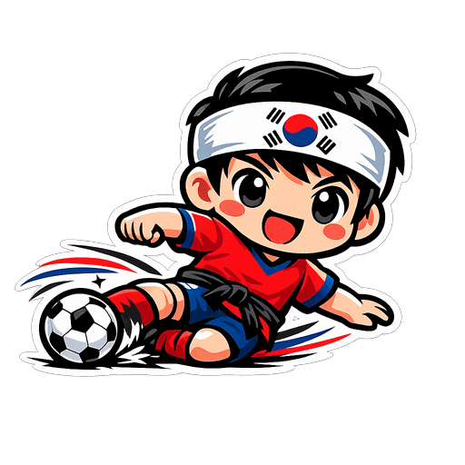 South Korea football sticker 4