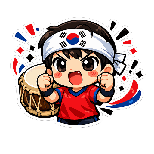 South Korea football sticker 5