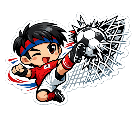 South Korea football sticker 6