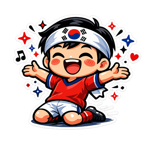 South Korea football sticker 7