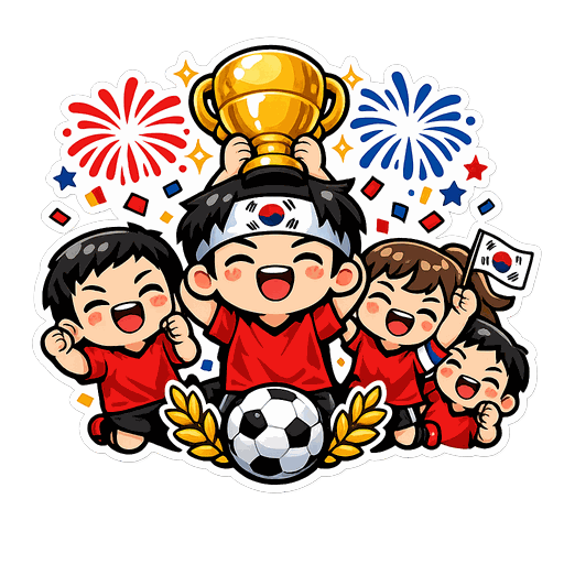 South Korea football sticker 8