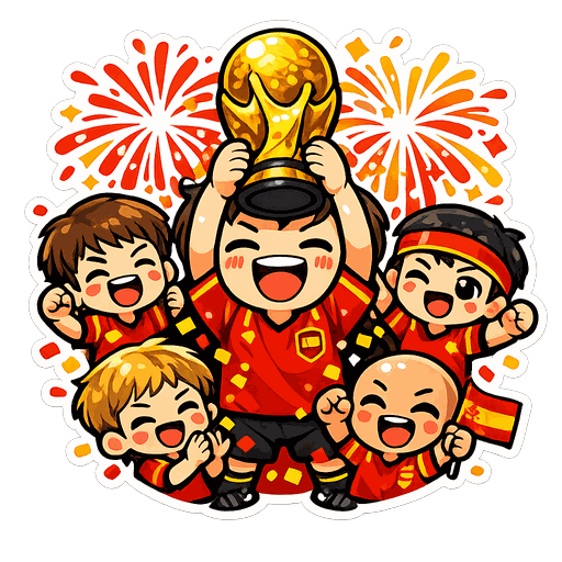 Spain football sticker 8