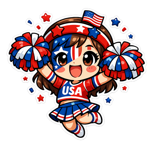 USA football sticker 5